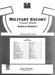 Military Escort band score cover